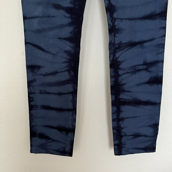 Michael Kors Skinny Jeans Size 0 tie dye Blue NEW - Picture 7 of 11